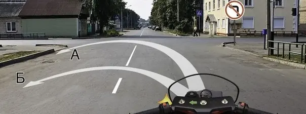Билет 8. Вопрос 9. ПДД 2025 категории A на мотоцикл