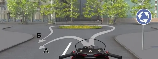 Билет 37. Вопрос 3. ПДД 2025 категории A на мотоцикл